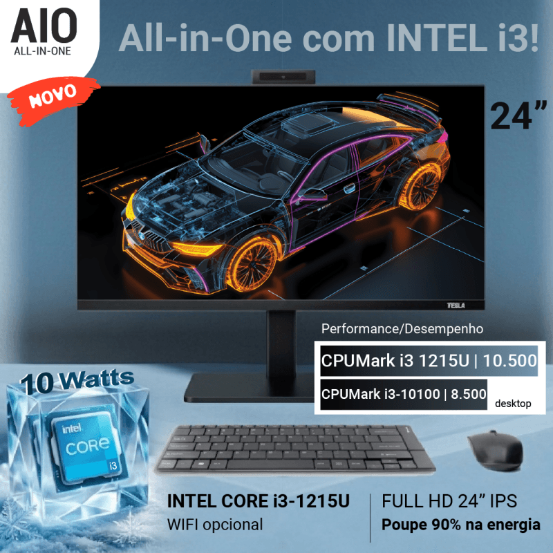 Computer All-in-One - AIO-24-i3-1215