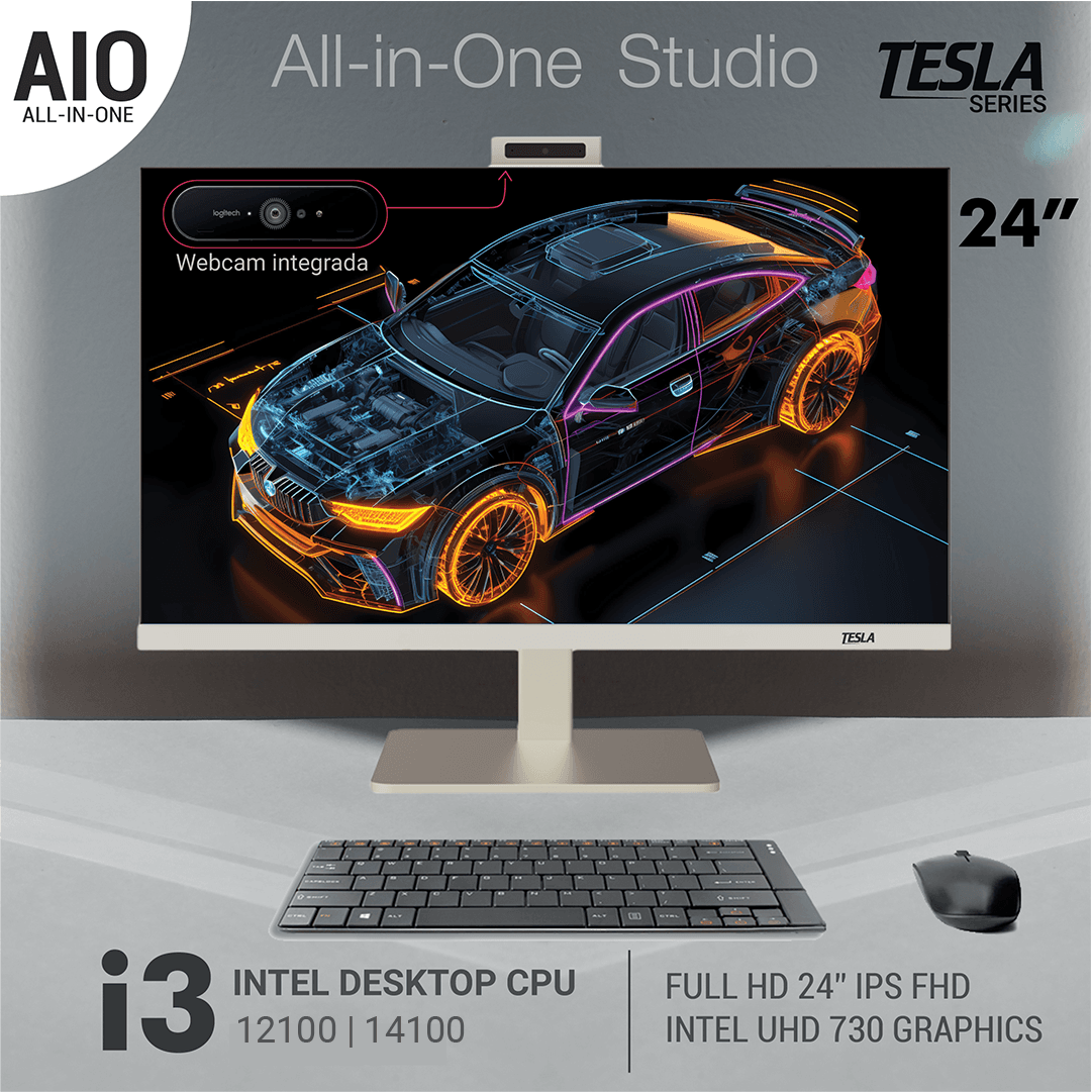 Computer All-in-One - AIO-24-i3-1700-BR